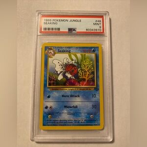 PSA 9 1999 Pokémon Jungle Seaking 46/64 Unlimited Series